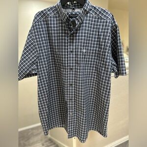 Ariat Short Sleeve Button Shirt Size XL